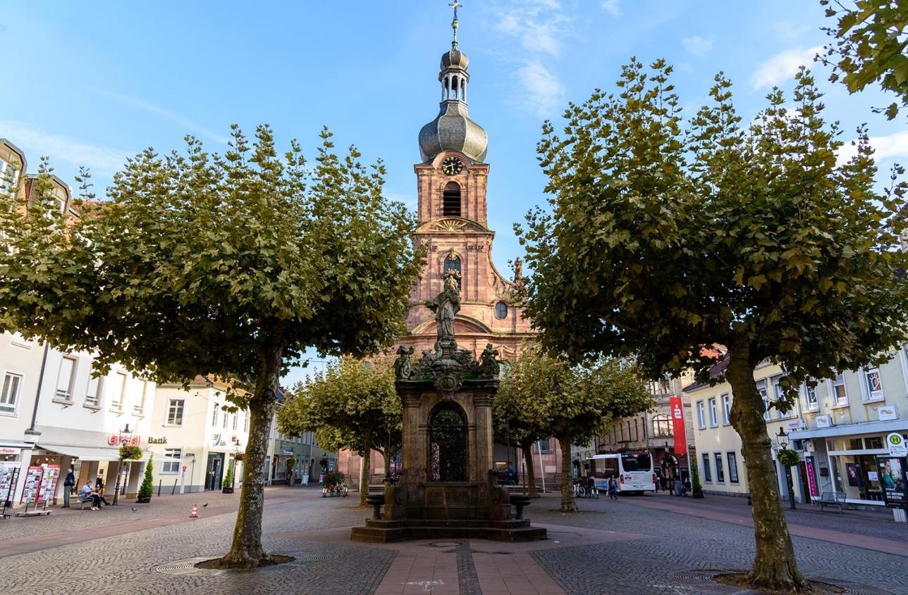 Johannes Nepomuk Fountain in Rastatt