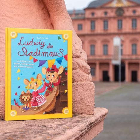 Buch Ludwig die Stadtmaus Band 4. In der Touristinformation am Schloss erhältlich