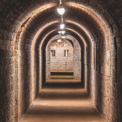 Couloirs dans l'ancienne forteresse de Rastatt