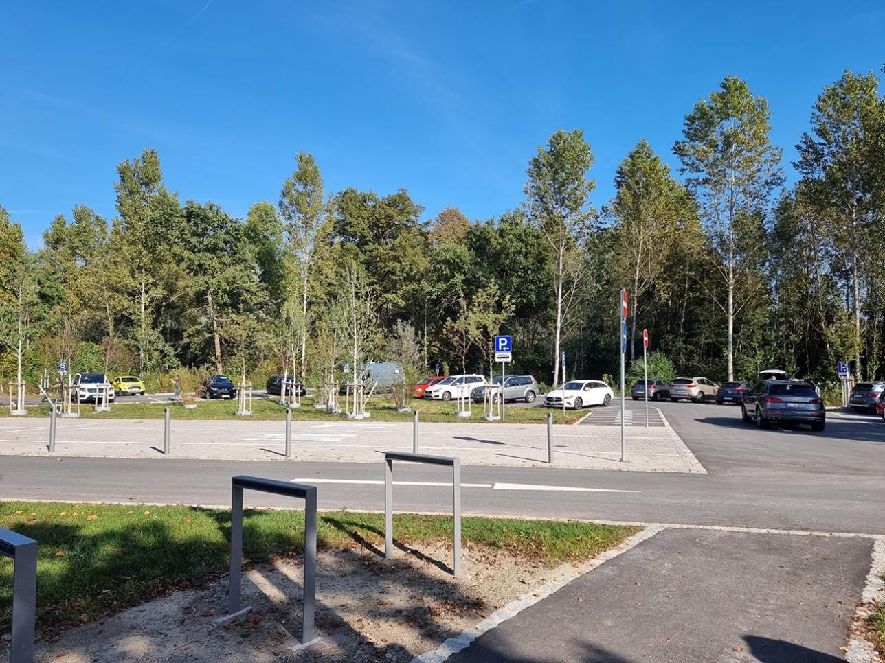 Parkplatz Rheinpromenade Plittersdorf