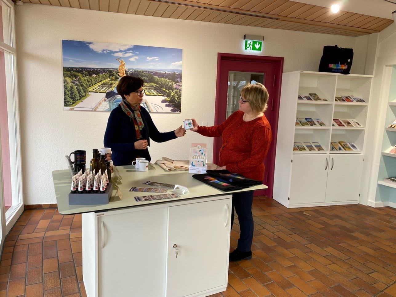 Touristinformation in Rastatt. Foto: Stadt Rastatt, Wiebke Freund Touristinformation in Rastatt