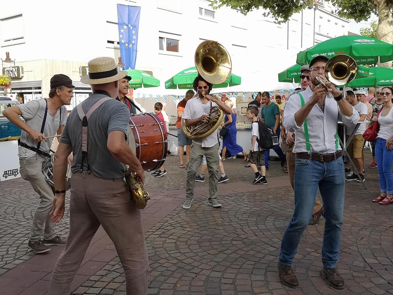 Musikanten beim Stadtfest in Rastatt
