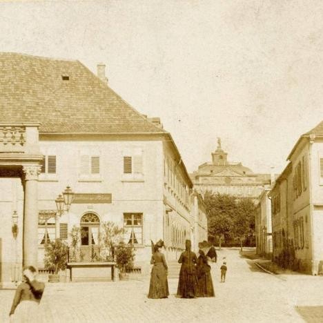 Gasthaus Blume um 1848.