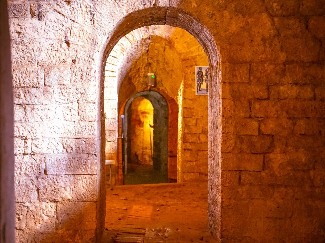 Ehemalige Festung in Rastatt. Foto: Historischer Verein Gänge in der ehemaligen Festung in Rastatt