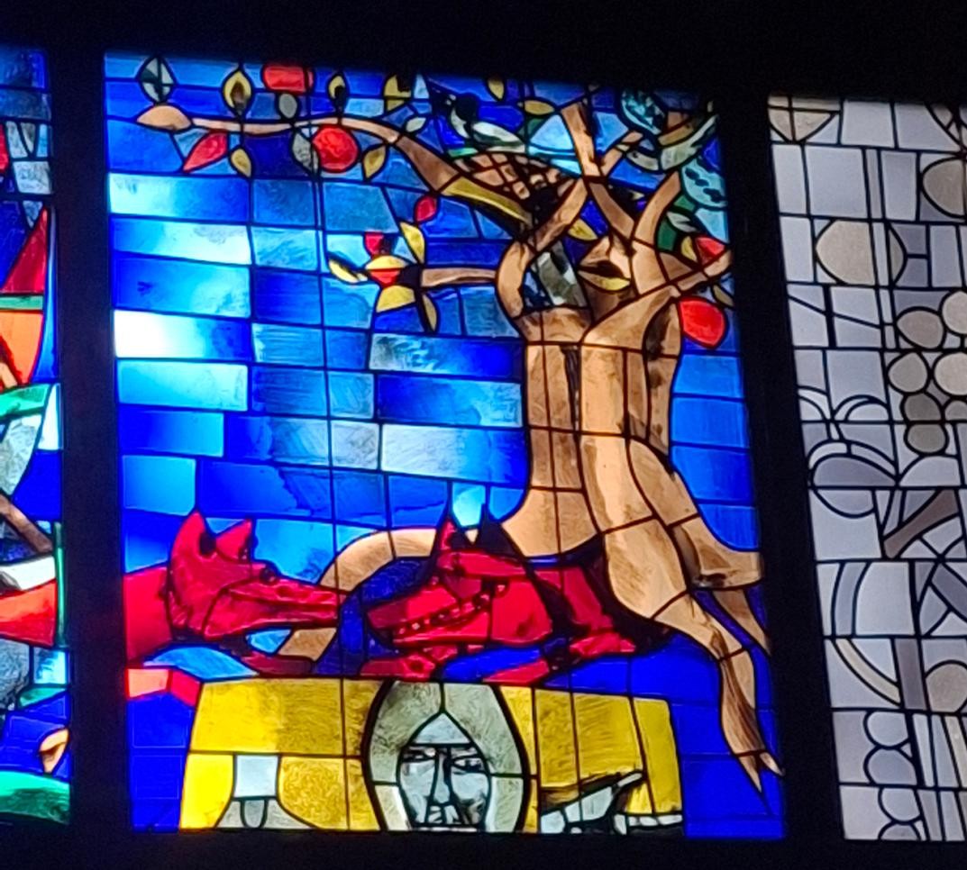 Revolutionär Dietz. Foto: Historischer Verein Rastatt. Foto: Stadt Rastatt/Kerstin Bausch Fenster in der Zölf-Apostel-Kirche