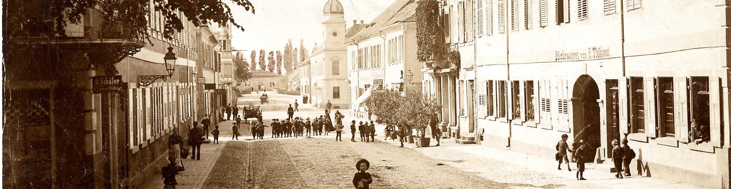 Rindeschwenderhaus Rastatt. Foto: Stadtarchiv Rastatt Historisches Foto Rindeschwenderhaus Rastatt