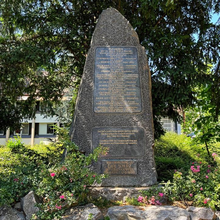 Denkmal für die standrechtlich Erschossenen in Rastatt. Foto: Stadt Rastatt/Isabelle Joyon Denkmal für die standrechtlich Erschossenen in Rastatt